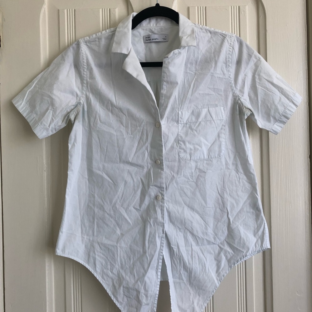 Classic front tie shirt